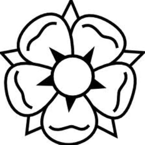 tudor rose simple